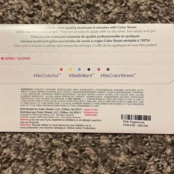 Pink Peppercorn Color Street Nails (retired) - Picture 2 of 2